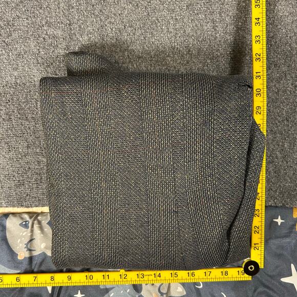 Perry Ellis Portfolio Blazer Mens 44R Gray Sport Coat Union Made in USA - Picture 10 of 10